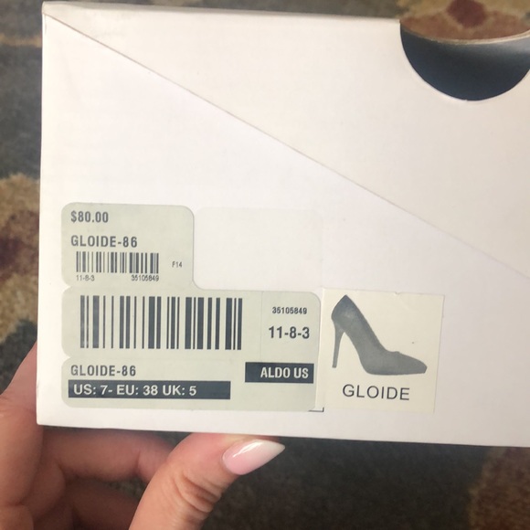 Aldos. Gold sparkly platform heel. Size 7 - Picture 8 of 8